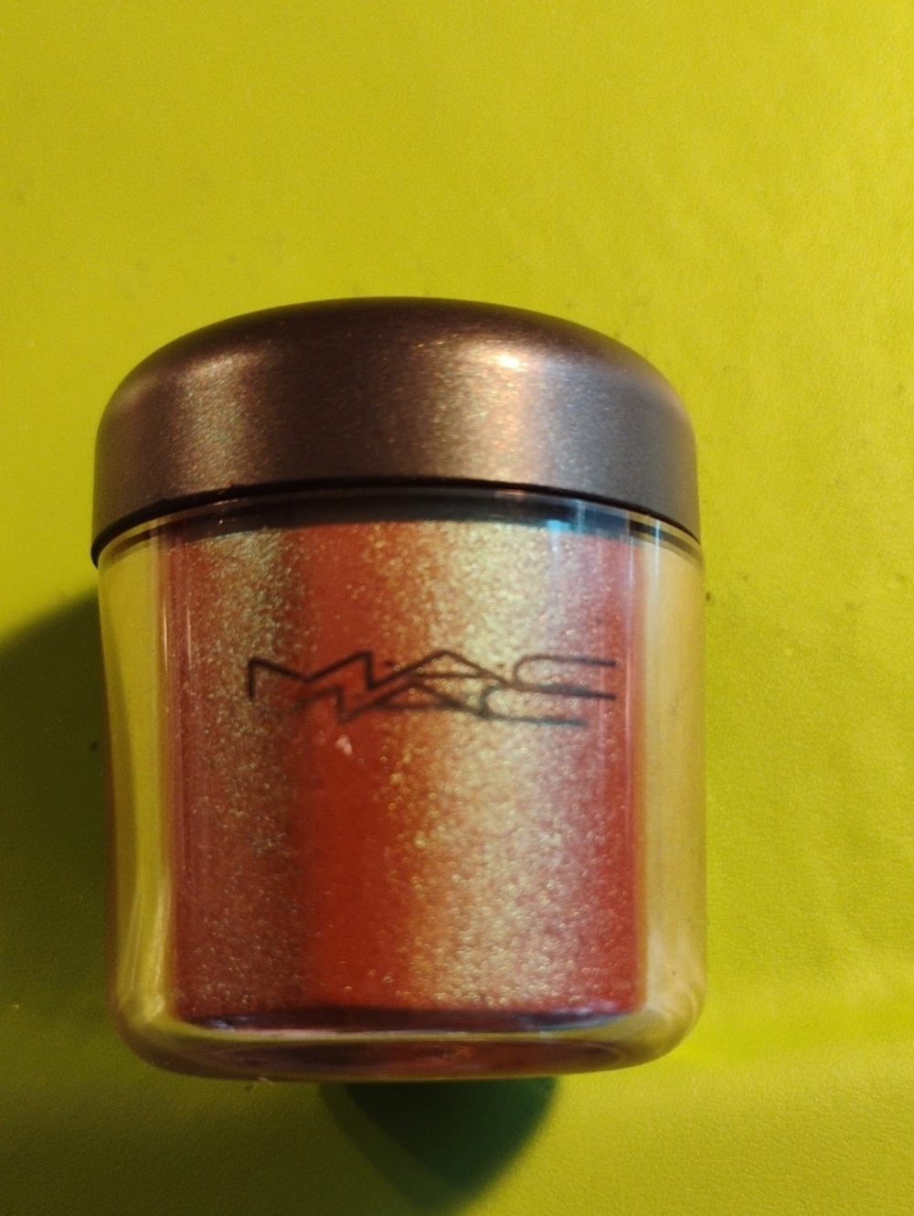 Vintage MAC Pro Cosmetics Loose Pigment - Green Brown .26oz
